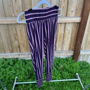 Purple Striped Women's Joggers
